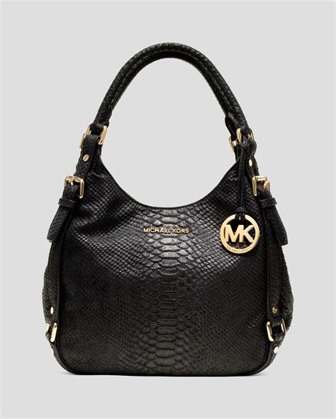 michael kors black python fulton|Kors Fulton Black Python for sale .